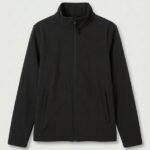 Uneek GR65 Eco Full Zip Softshell Jacket - Black | Custom Printed and Embroidered
