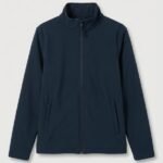 Uneek GR65 Eco Full Zip Softshell Jacket - Navy | Custom Printed and Embroidered