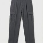 Uneek GR91L Eco Workwear Cargo Trouser Long - Grey | Custom Printed and Embroidered