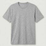 Uneek UC321 Polycotton Workwear T Shirt - Heather Grey | Custom Printed and Embroidered