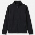 Uneek UC609 Lightweight Full Zip Microfleece Jacket - Black | Custom Printed and Embroidered