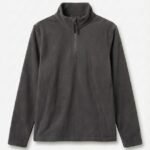 Uneek UC610 Lightweight Quarter Zip Microfleece Jacket - Charcoal | Custom Printed and Embroidered