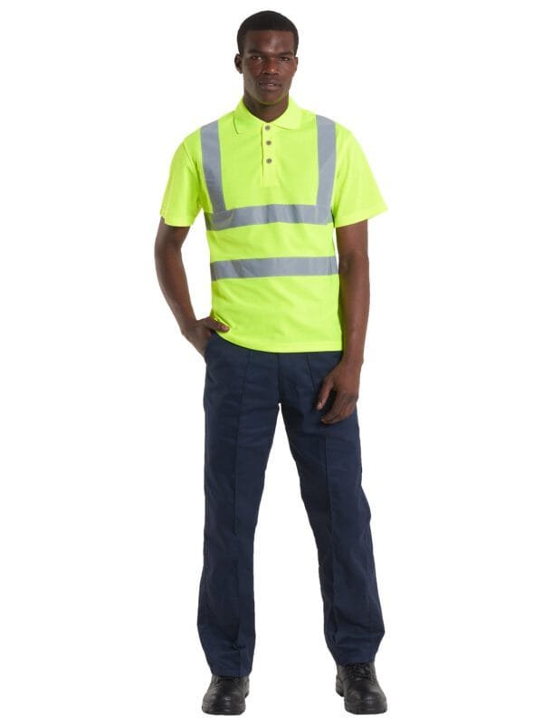 Uneek UC805 Hi Vis Polo Shirt | Custom Printed and Embroidered