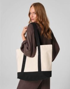 Westford Mill EARTHWARE ORGANIC VARSITY SHOPPER