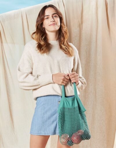 Westford Mill W151 Organic Cotton Mini Mesh Grocery Bag