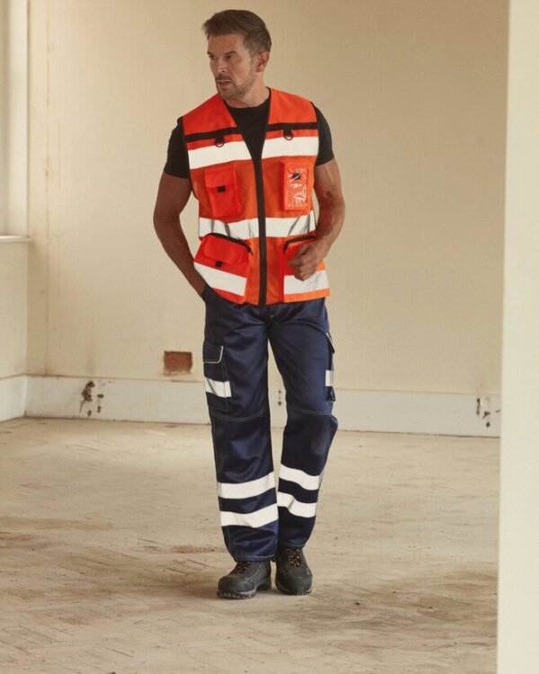 Yoko HI-VIS RIP STOP TOOL VEST