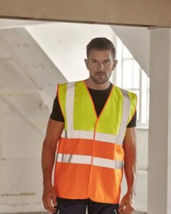 Yoko HI-VIS TWO TONE WAISTCOAT