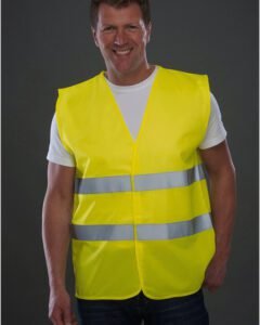 Yoko YK003 Hi-Vis Two Bands Waistcoat