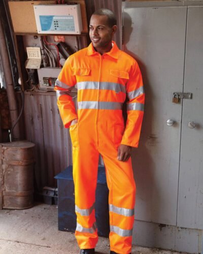 Yoko YK011 Hi-Vis Polycotton Coveralls