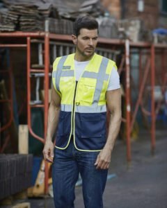 Yoko YK015 Executive Open Mesh Waistcoat