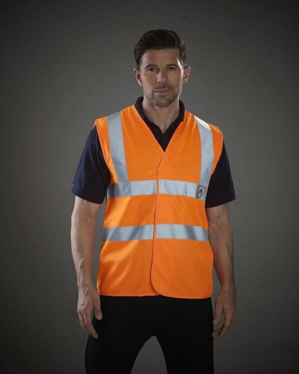 Yoko YK016 Hi-Vis Flame Retardant Waistcoat Class 2