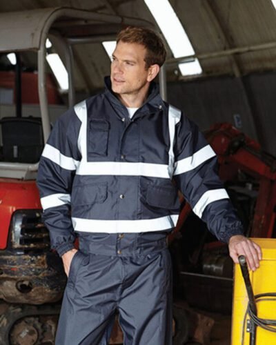 Yoko YK043 Hi-Vis Classic Bomber Jacket