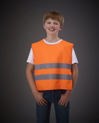 Yoko YK101B Hi-Vis Kids Two Band Tabard