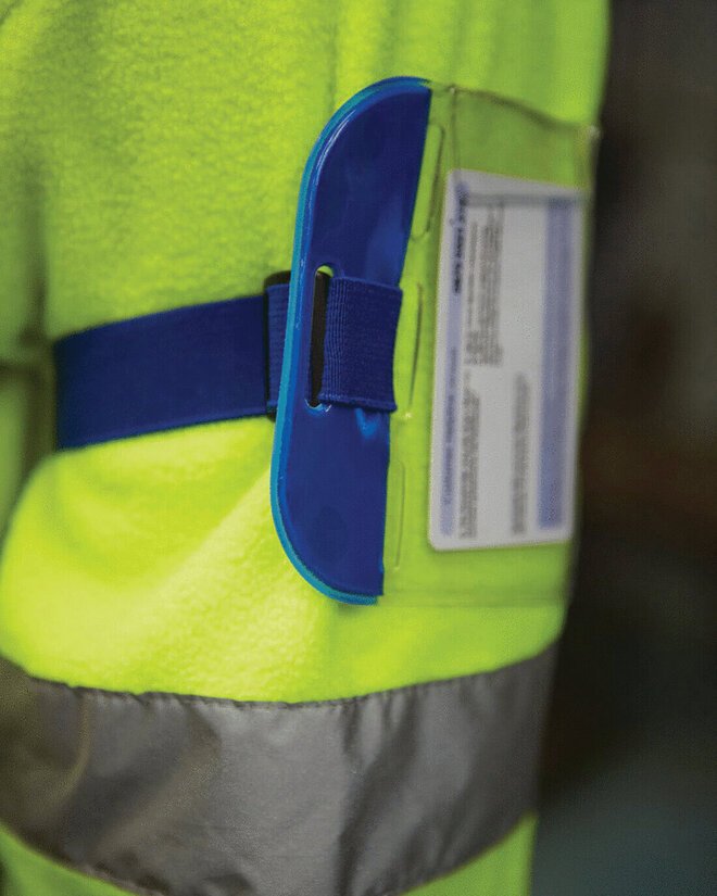 Yoko YK202 Hi-Vis Id Armbands by Yoko — embroidered & printed workwear