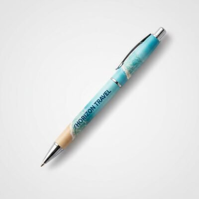Nash Ballpoint Pens White Barrel and Coloured Grip