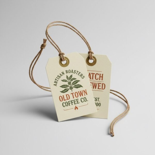 55mm x 55mm Foiled Swing Tags