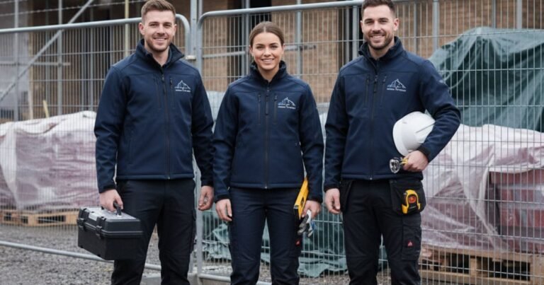 Printed Softshell Jackets for Trades Teams This Winter